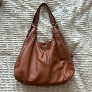 Coach Brown Leather Shoulder Bag